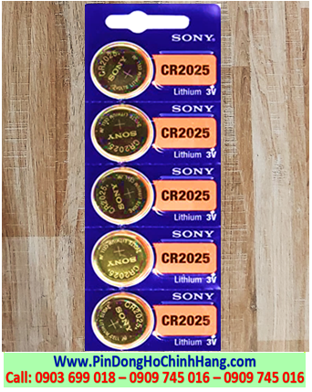Vỉ 5viên Sony CR2025 (56.000đ)